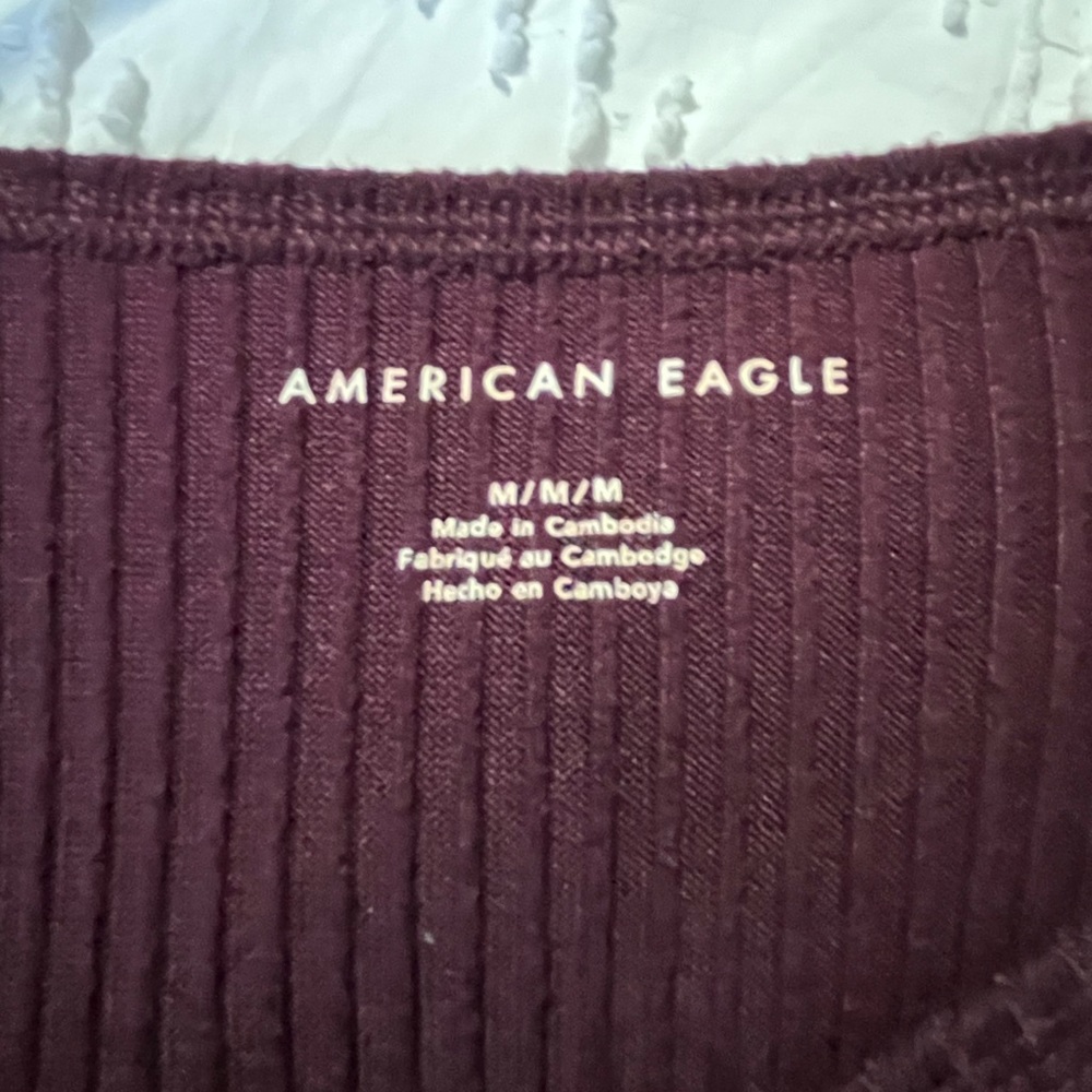 American Eagle ribbed long sleeve size M - Picture 3 of 5